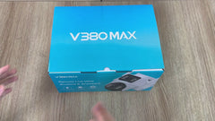 2 Pack 8MP Dual-Lens Solar Powered WiFi Security Cameras by Snagg An Outdoor Camera