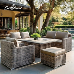 Heavy-Duty Waterproof Outdoor Seat Cushions by Snagg A Cushion