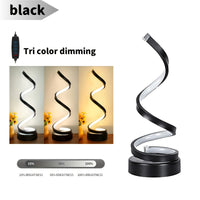 4pcs Modern Spiral LED Table Lamps by Snagg A Table Lamp