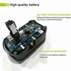2 Pack 18 V 8.0 Ah Lithium-Ion Battery — Replacement for Ryobi ONE+ Cordless Tools