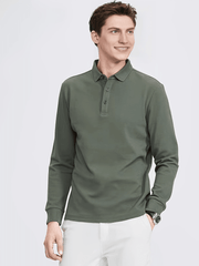 4-Pack Premium Men’s Long Sleeve Golf Shirts - SnaggIt