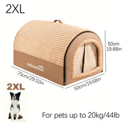 Soft Sanctuary Enclosed Dog & Cat Bed by Snagg A Cave