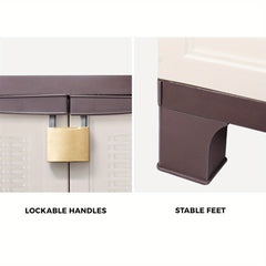 Outdoor Storage Lockable Garden Cabinet Box by Snagg A Box