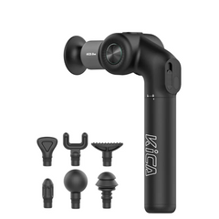 Fascia Portable Muscle Massage Gun 15kg 3 Gear 3200rpm with 6 Massage Heads