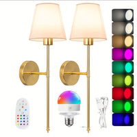 2pcs Battery Operated Wall Sconces by Snagg A Wall Light