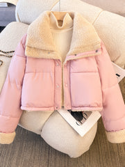 Women’s Short Collar Reversible Jacket by Snagg A Jacket