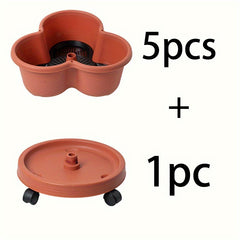 Stackable 3 Tier Flower Pot Set by Snagg A Pot