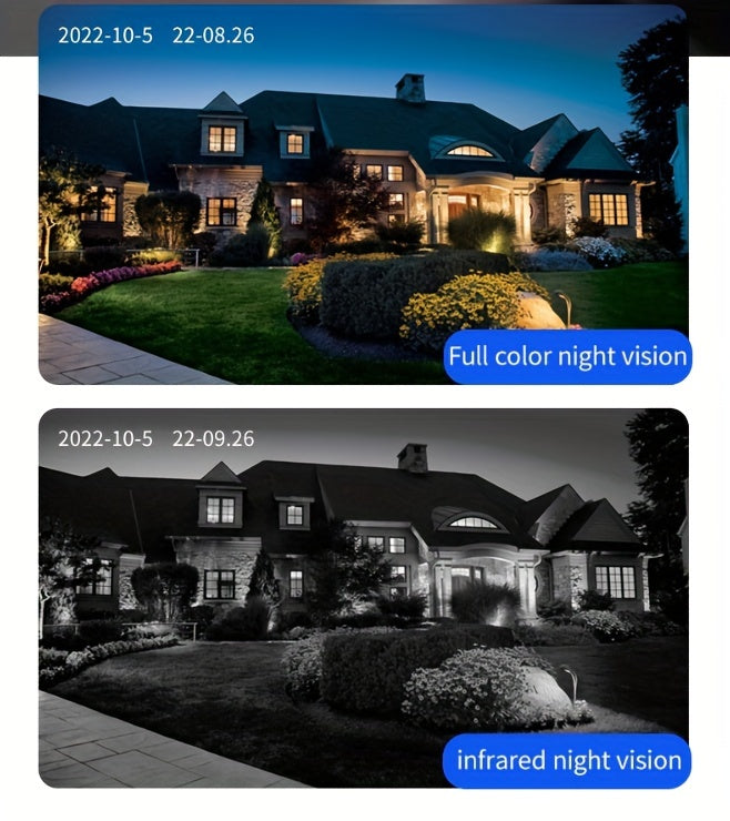 4MP Solar Powered Security Camera – 2.4K Resolution with Pan-Tilt by Snagg An Outdoor Camera