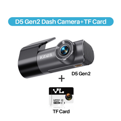 2K QHD Smart Dash Cam (D5) | 360° Rotation & Voice Control
