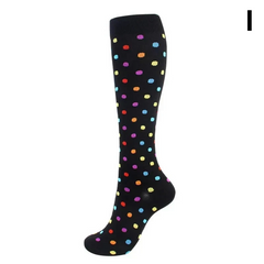 Unisex Compression Socks 20–30 mmHg Graduated Support for Nurses, Runners & Travel
