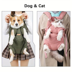 Adjustable Quilted Pet Carrier Backpack - SnaggIt