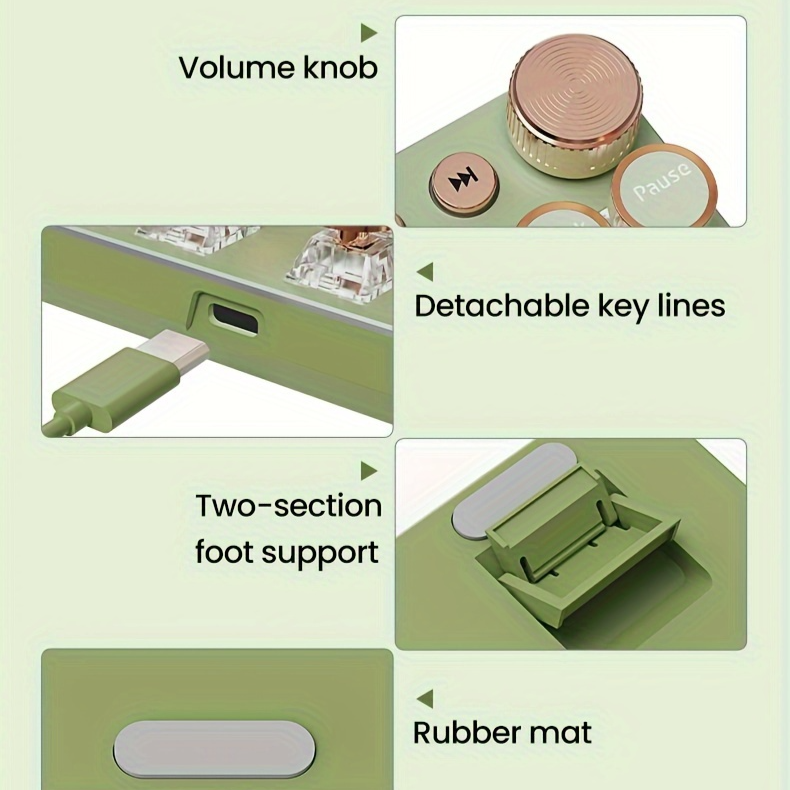 Retro Punk Mechanical Keyboard for PC & Laptop by Snagg A Keyboard