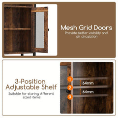 5 Tiers Over the-Toilet Organizer with Adjustable Shelves by Snagg A Cabinet