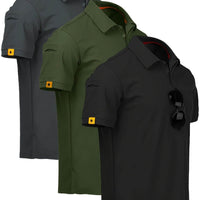 3-Pack Men’s Classic Polo Shirts - SnaggIt