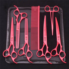 7pcs Professional Pet Grooming Scissors Set - SnaggIt