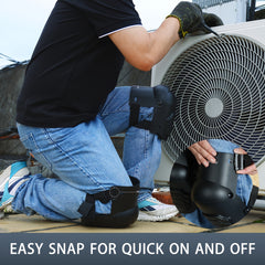 Anti slip Strong Double Strap Heavy Duty Knee Pads by Snagg A Knee Pads