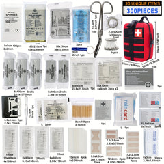 300pcs First Aid Kit by Snagg An Emergency Kit