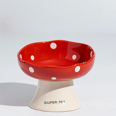 Elevated Ceramic Cat Bowl by Snagg A Feeder