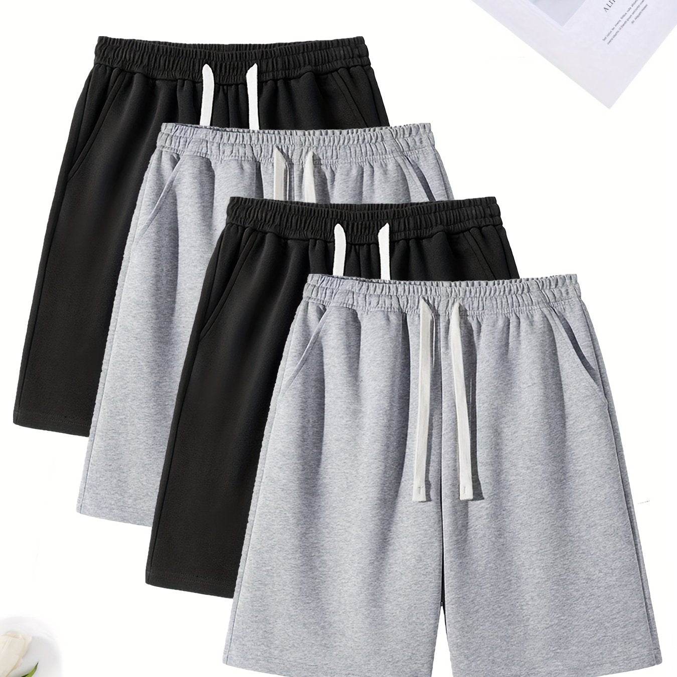 4pcs Men’s Summer Athletic Shorts - SnaggIt