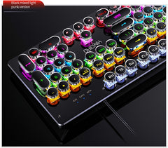 Mechanical Gaming Keyboard Wired USB Hot-Swappable Blue Switches Backlit Gaming Device by Snagg A Keyboard