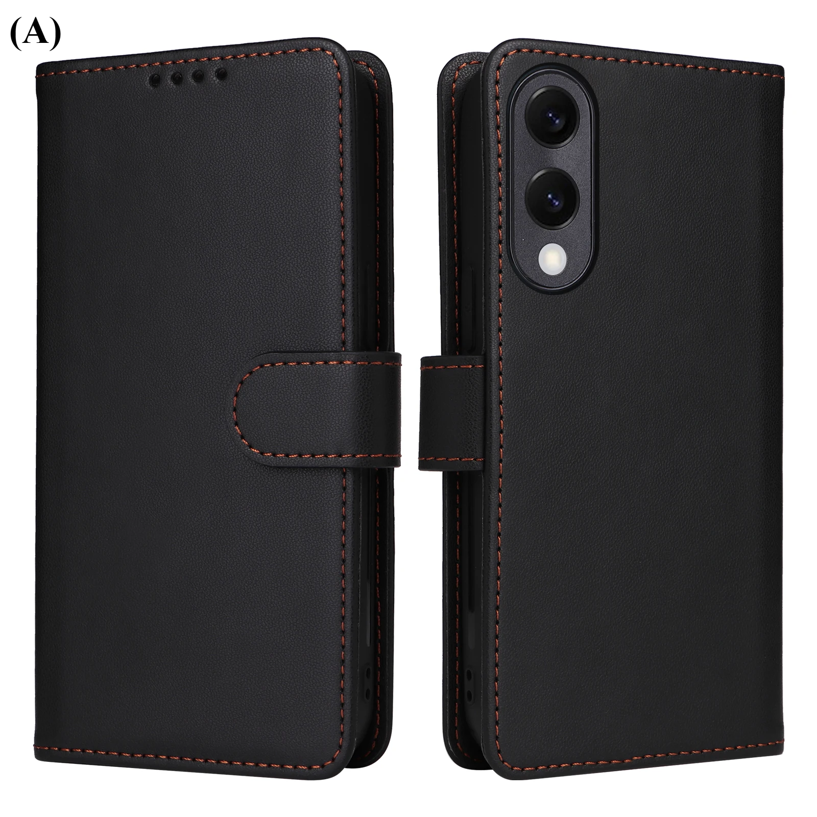 2 in 1 Removable Magnetic Wallet Case – Samsung Galaxy S24 Series - Black / For S24Ultra - Phone Cases & Covers