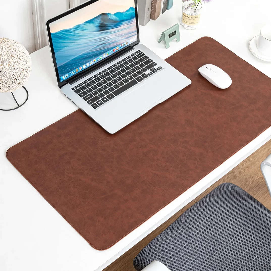 Large Waterproof PU Leather Desk Pad for Computer, Laptop & Keyboard Setup by Snagg A Mouse Pad