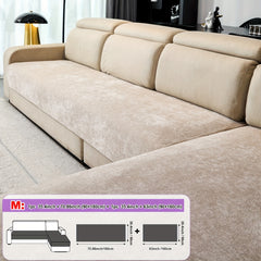 2pcs Yanmo Chenille L-Shaped Sofa Cover by Snagg A Sofa Cover