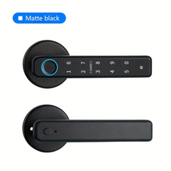 5 in 1 Smart Door Lock – Fingerprint, Password & Remote Access by Snagg A Smart Door Lock