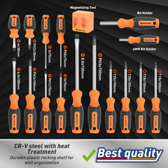 86-Piece Magnetic Screwdriver & Precision Bit Set - SnaggIt