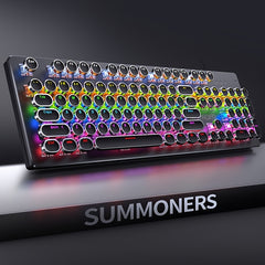 Mechanical Gaming Keyboard Wired USB Hot-Swappable Blue Switches Backlit Gaming Device by Snagg A Keyboard