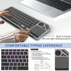 7 Color Backlit Wireless Keyboard for Android, Windows, PC & TV Box by Snagg A Keyboard