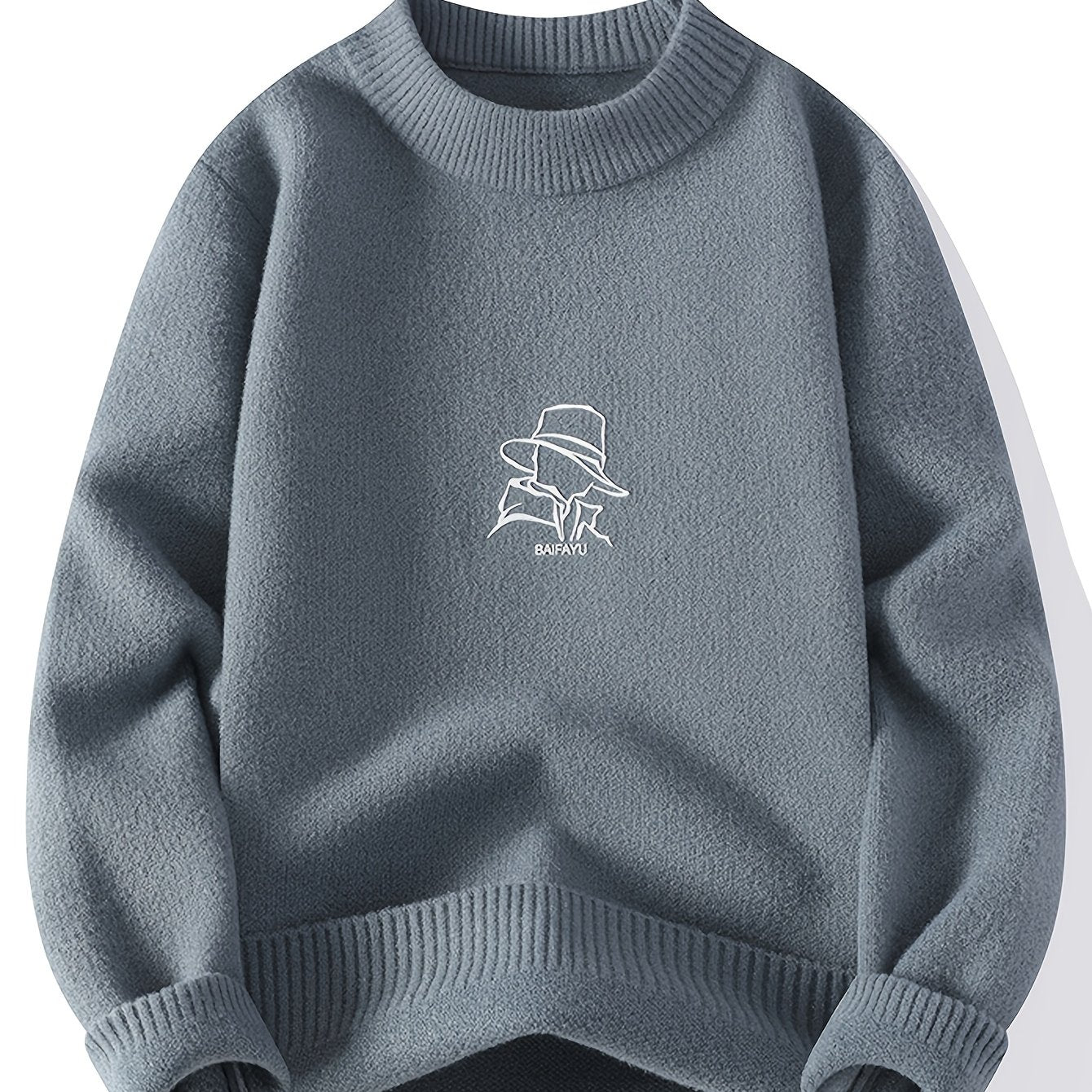 Men’s Graphic Knit Sweatshirt by Snagg A Jumper