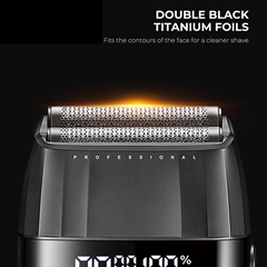 Professional Barber Combo V-640 – 9000 RPM Master Clipper & DLC Precision Trimmer Set with Sturdy Metal Construction