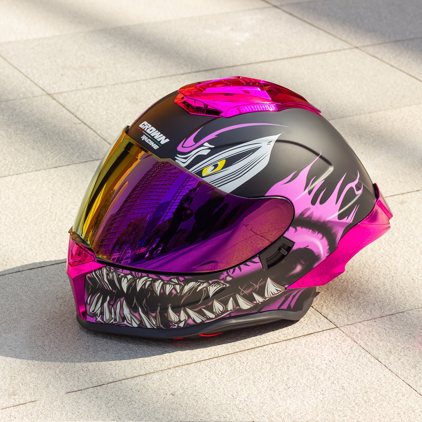 Full Face Motorcycle Helmet by Snagg A Motorcycle Helmet