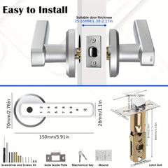 4 in 1 Smart Fingerprint Door Lock by Snagg A Smart Door Lock