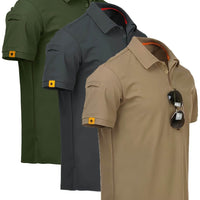 3-Pack Men’s Classic Polo Shirts - SnaggIt