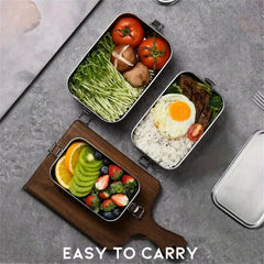5pcs 850ml Stainless Steel Lunch Box Set by Snagg A Container