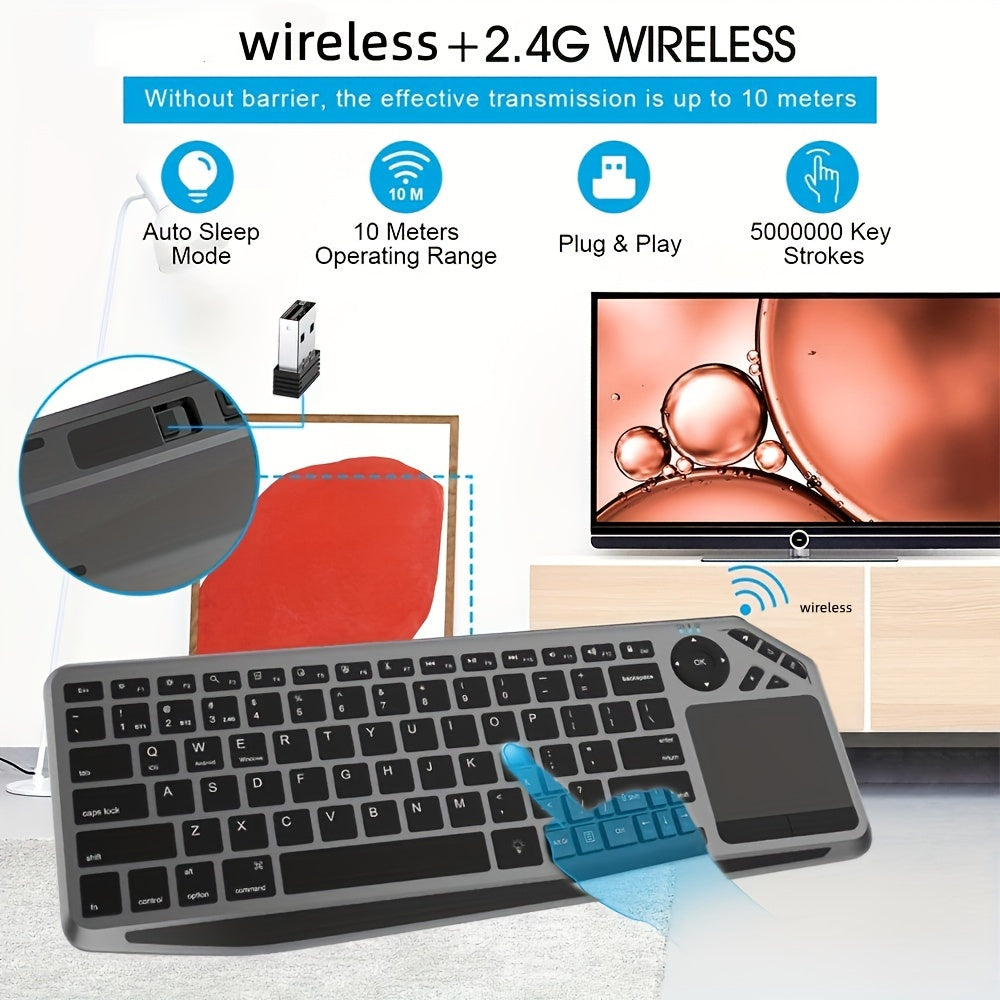 7 Color Backlit Wireless Keyboard for Android, Windows, PC & TV Box by Snagg A Keyboard