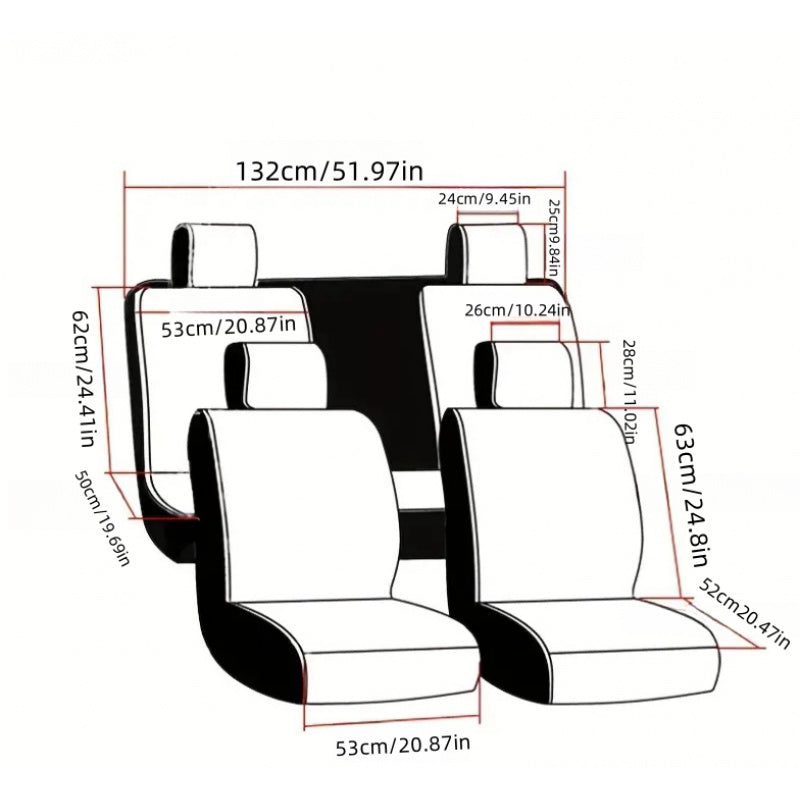Full Contour Car Seat Covers by Snagg A Seat Cover