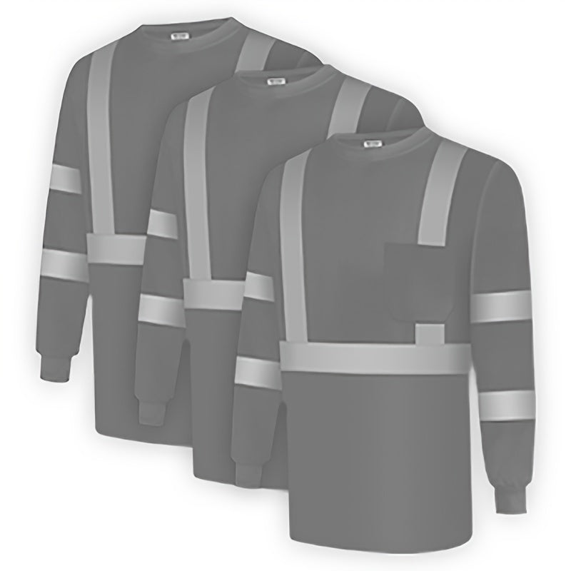 3 Pack High Visibility Safety Shirts by Snagg A Safety Shirt