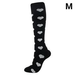 Unisex Compression Socks 20–30 mmHg Graduated Support for Nurses, Runners & Travel
