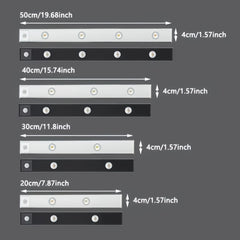 4pcs LED Motion Sensor Cabinet Lights - 50 Cm by Snagg A Wall Light