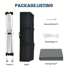 2x2M Waterproof Portable Gazebo Pop Up Canopy Tent by Snagg A Canopy Tent