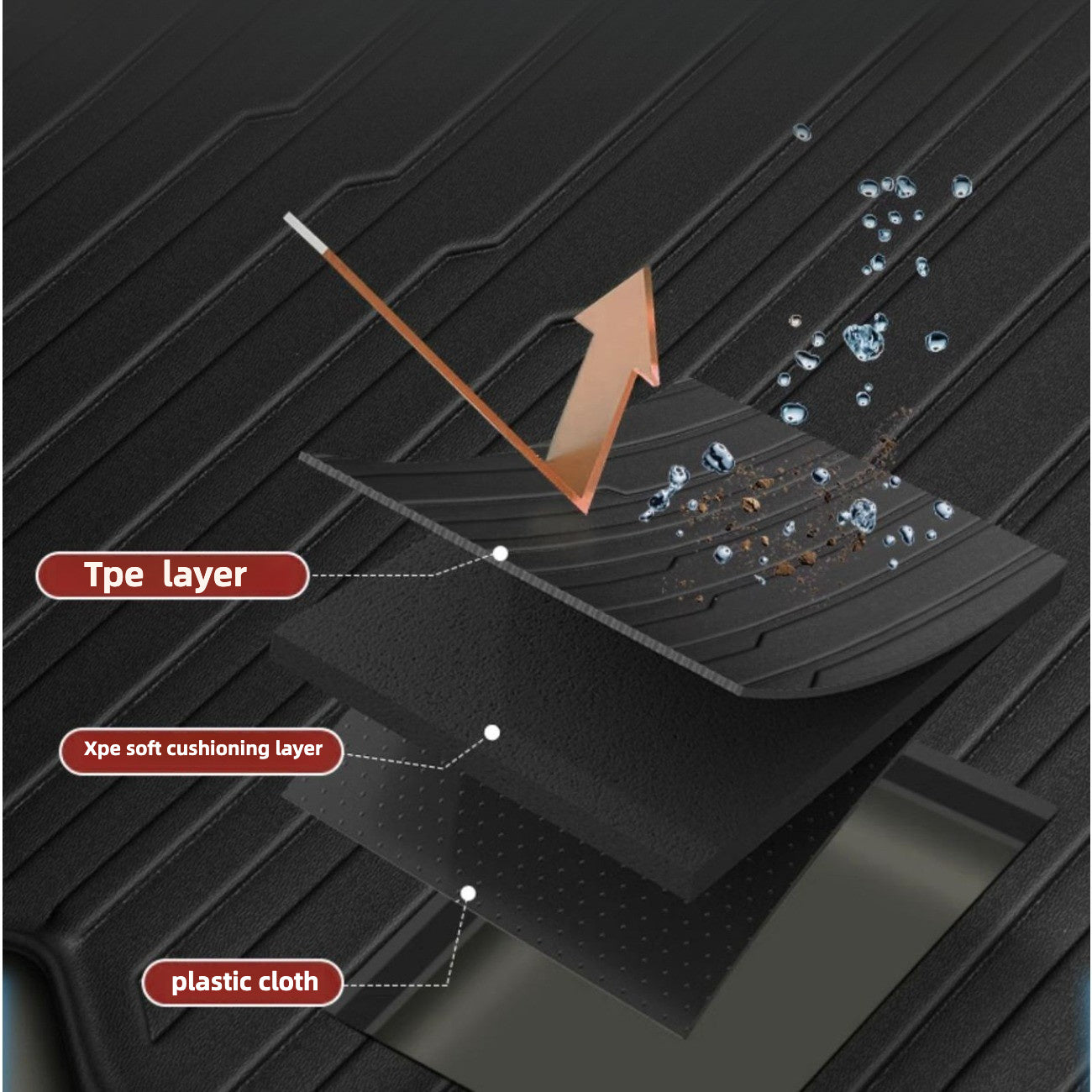 Trunk Liner Compatible with 2025 Model Y by Snagg A Trunk Mat