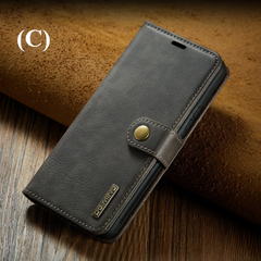Detachable Magnetic Leather Wallet Case – Samsung Galaxy S25 Series