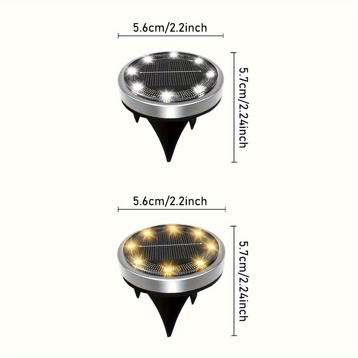 16pcs Solar Ground Lights by Snagg An Outdoor Light