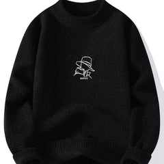 Men’s Graphic Knit Sweatshirt by Snagg A Jumper
