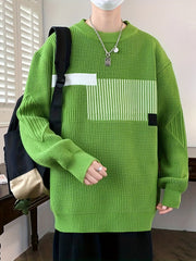 Men’s Geometric Pattern Sweater by Snagg A Jumper