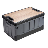 60L Collapsible Car Trunk Storage Bin with Lid by Snagg A Storage Box