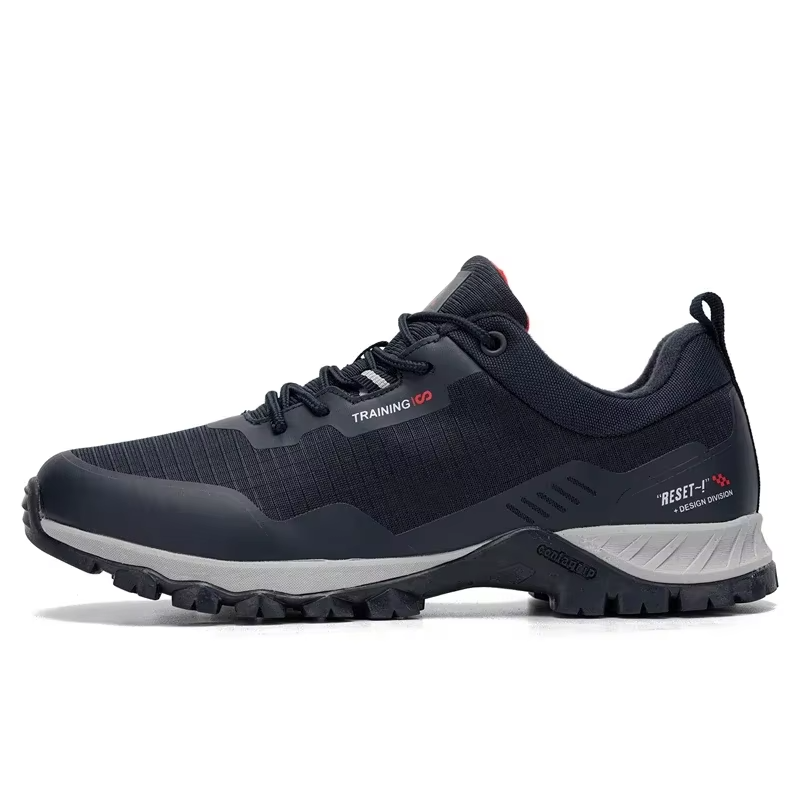 Men's Mid-Cut Hiking Shoes – Lightweight Nylon Upper, EVA Insole & Grippy Sole for Walking